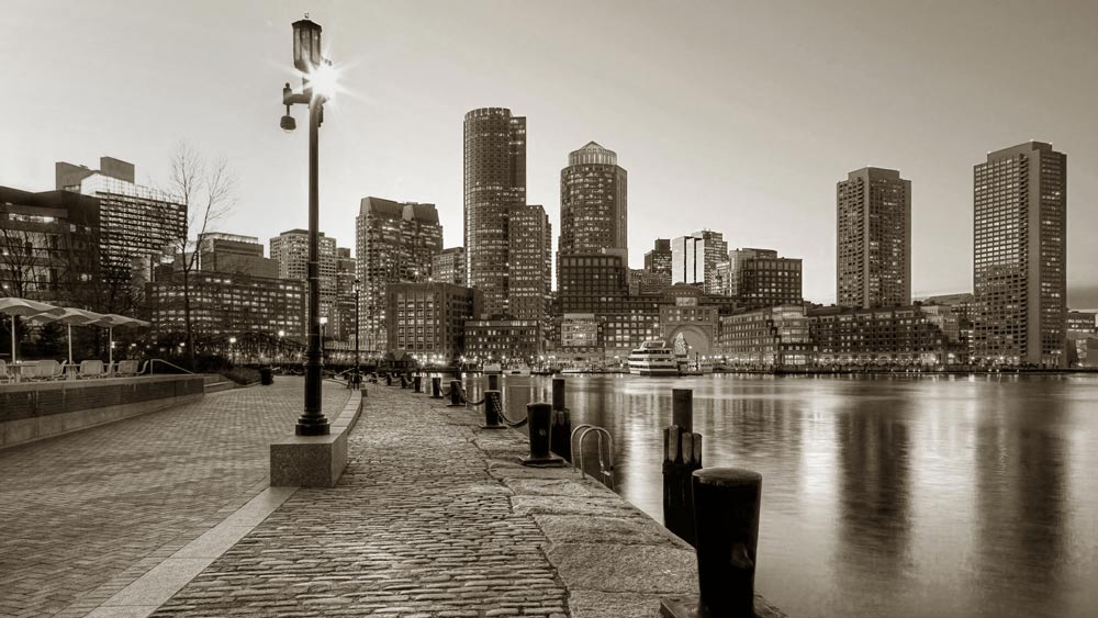 An image of the downtown Boston Skyline where FDB Law's offcie is located